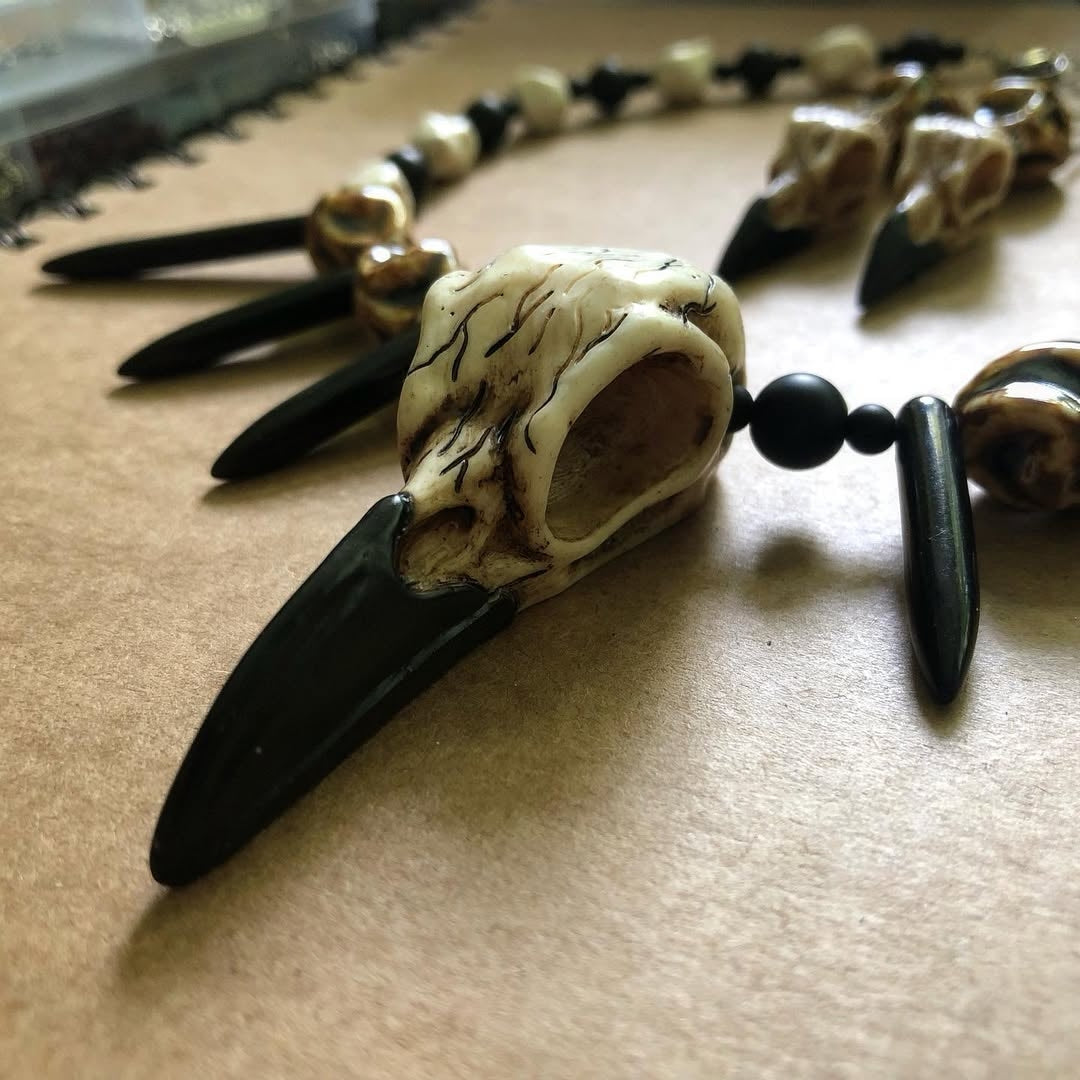 Raven Spirit - Necklace & Earrings Set
