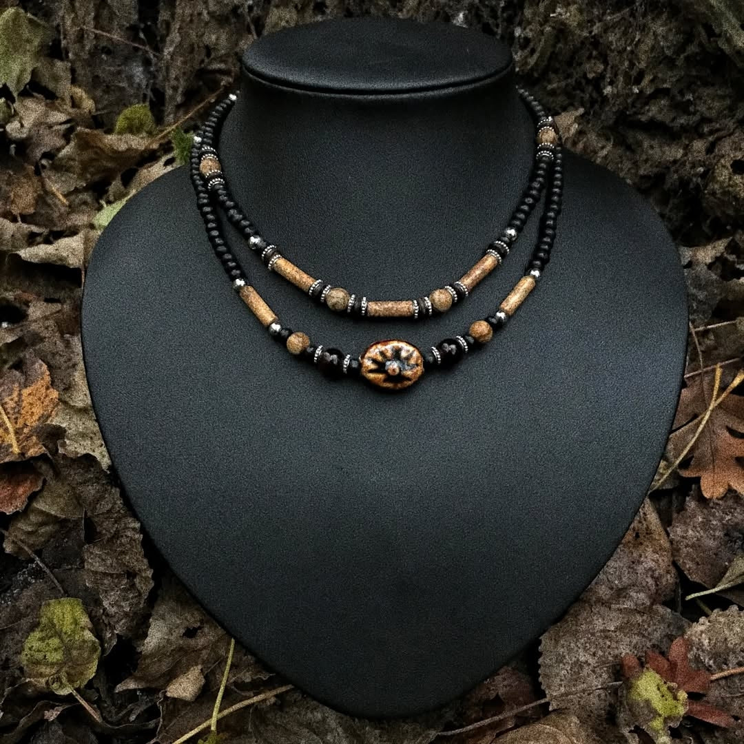 Earthly Sun - Double Layered Necklace