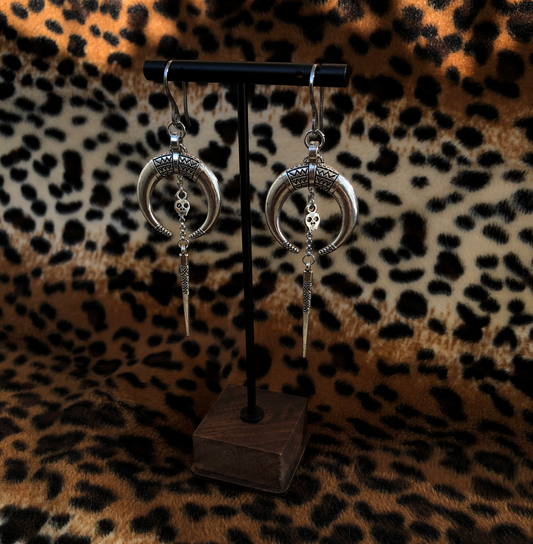 Crescent Veil - Earrings